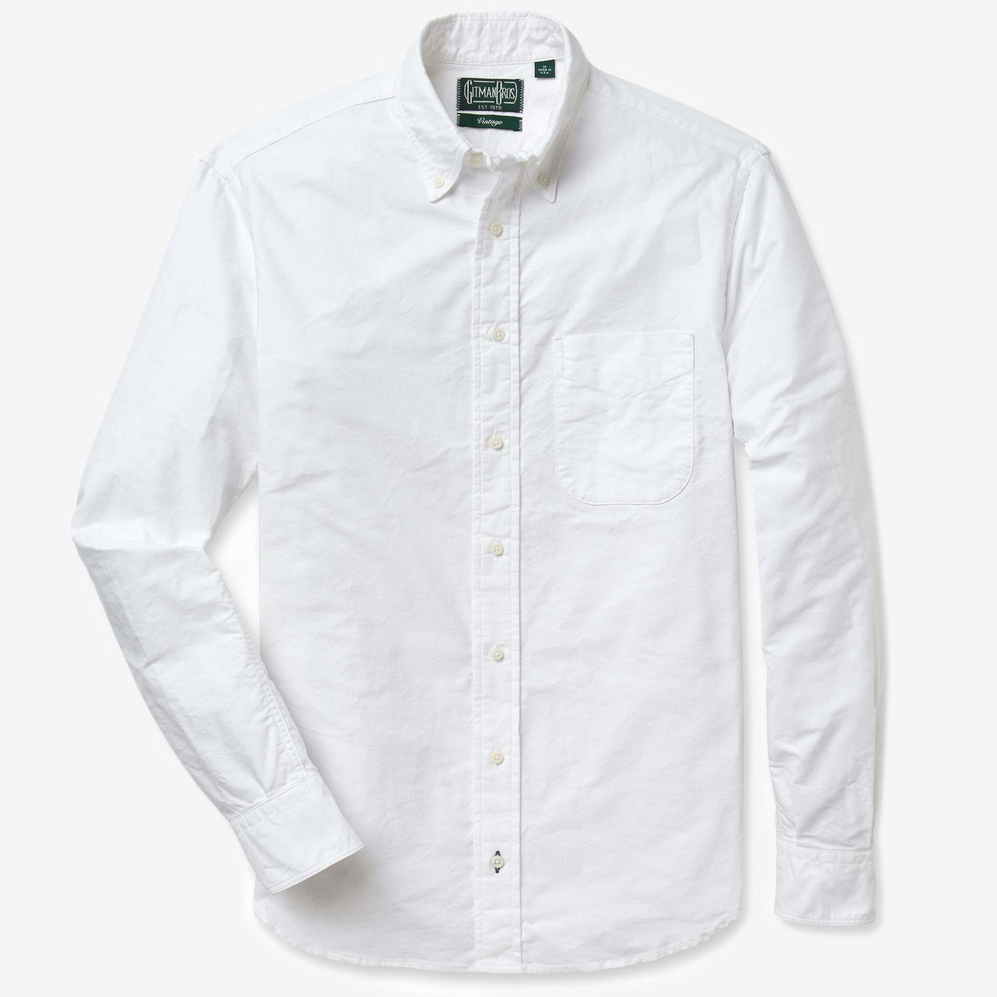 Gitman Vintage - White Oxford Shirts