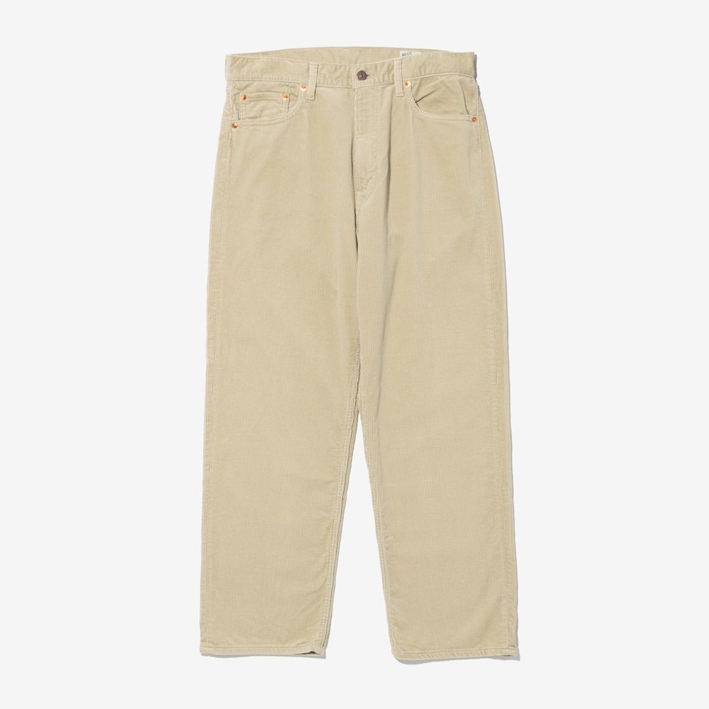 ORSLOW - 101 Dad&#039;s Fit Corduroy Pants (Ivory)