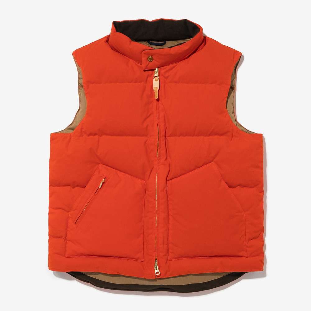 Manifattura Ceccarelli - Goose Down Vest (Orange)