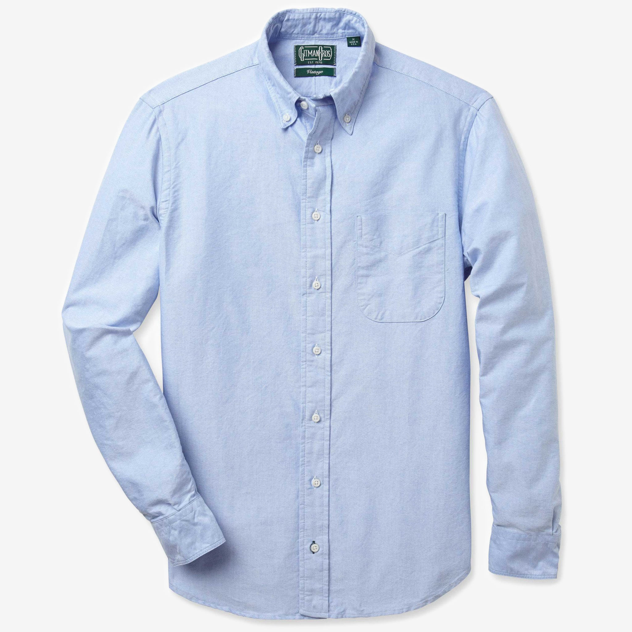 Gitman Vintage - Blue Oxford Shirts