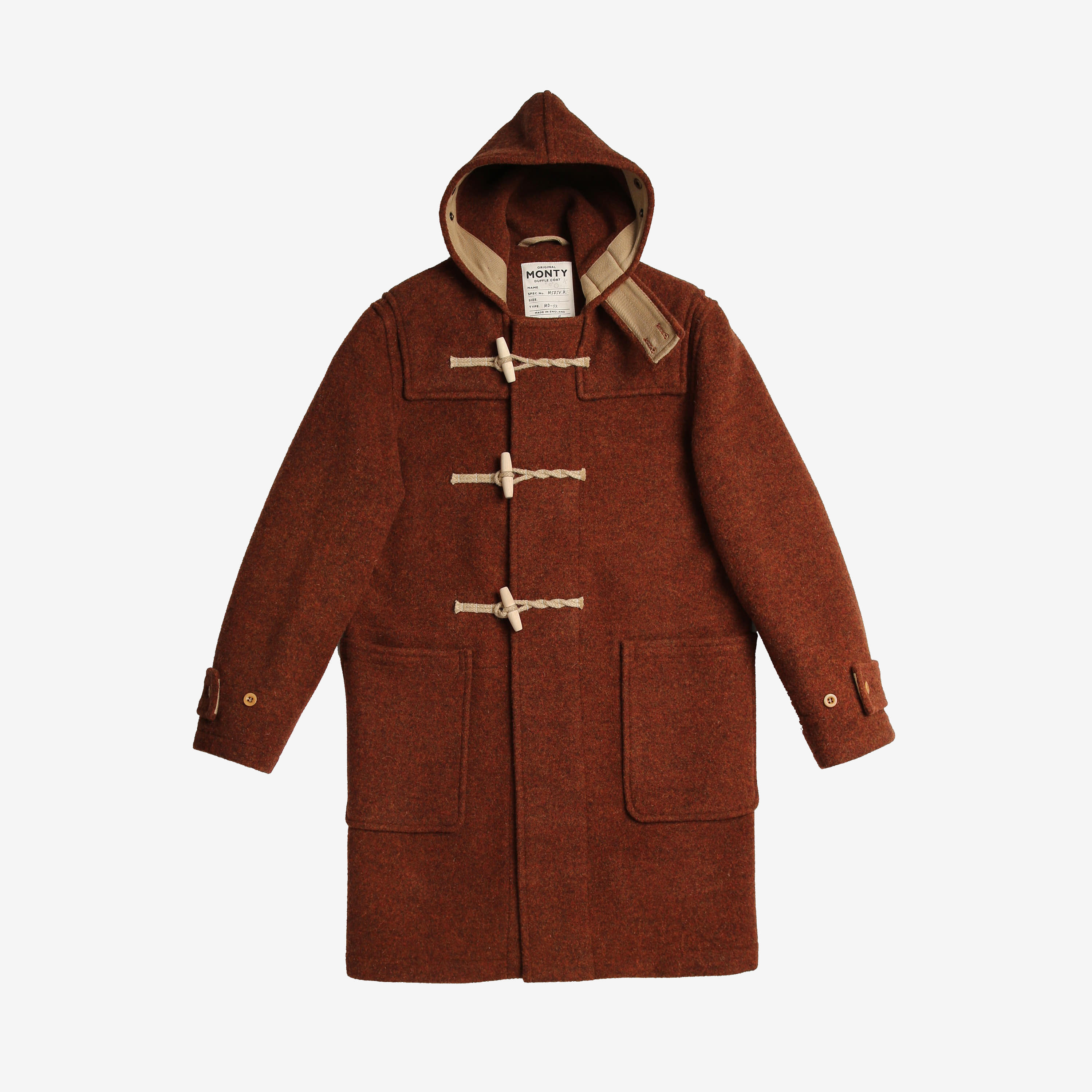 Gloverall - Original Monty Duffle Coat(Rust)