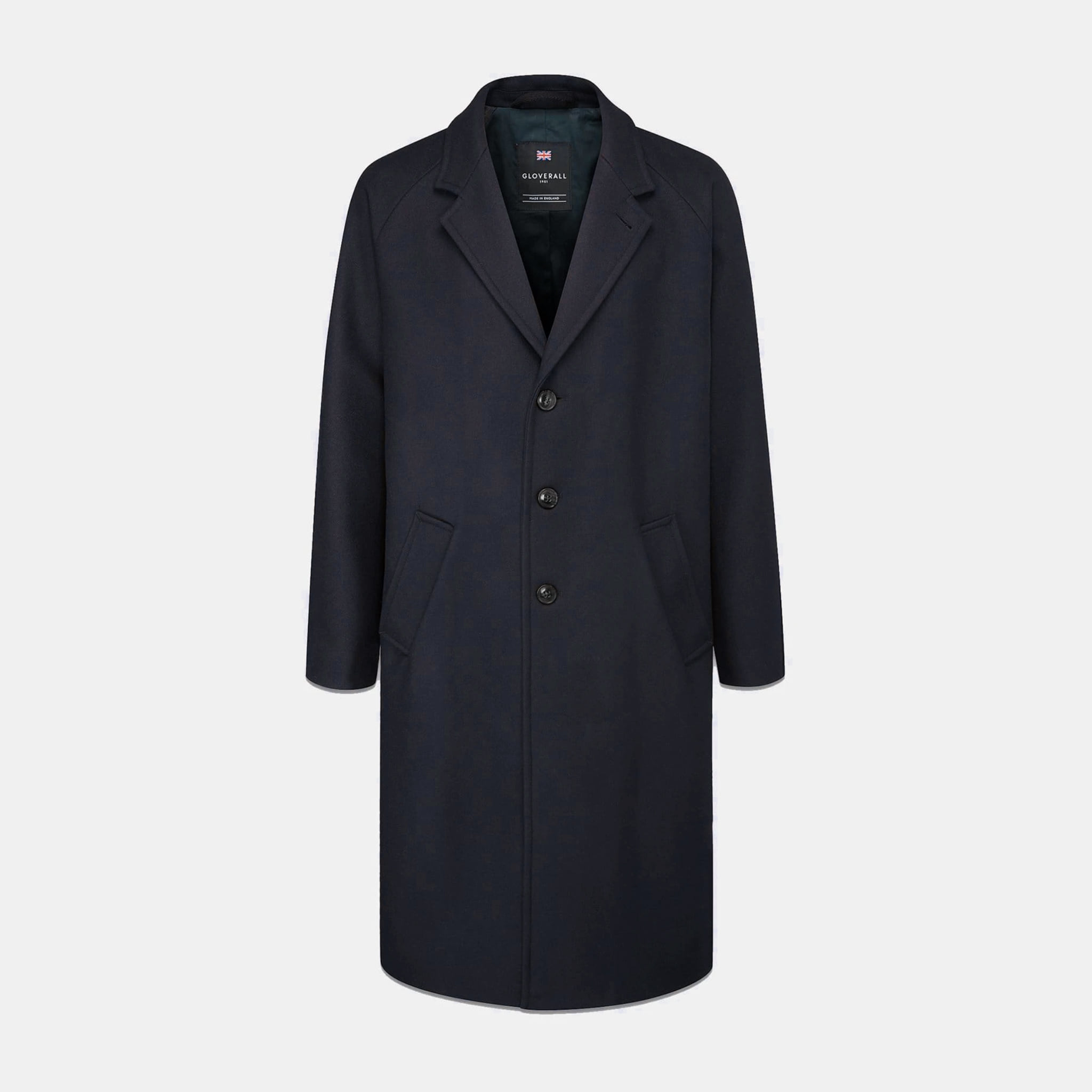 Gloverall - Chesterfield Refined Coat (Navy)