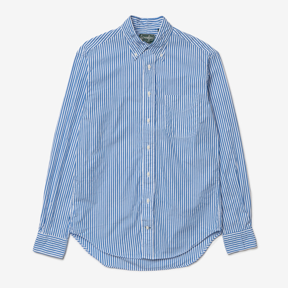 Gitman Vintage - Blue Bengal Stripe Shirts