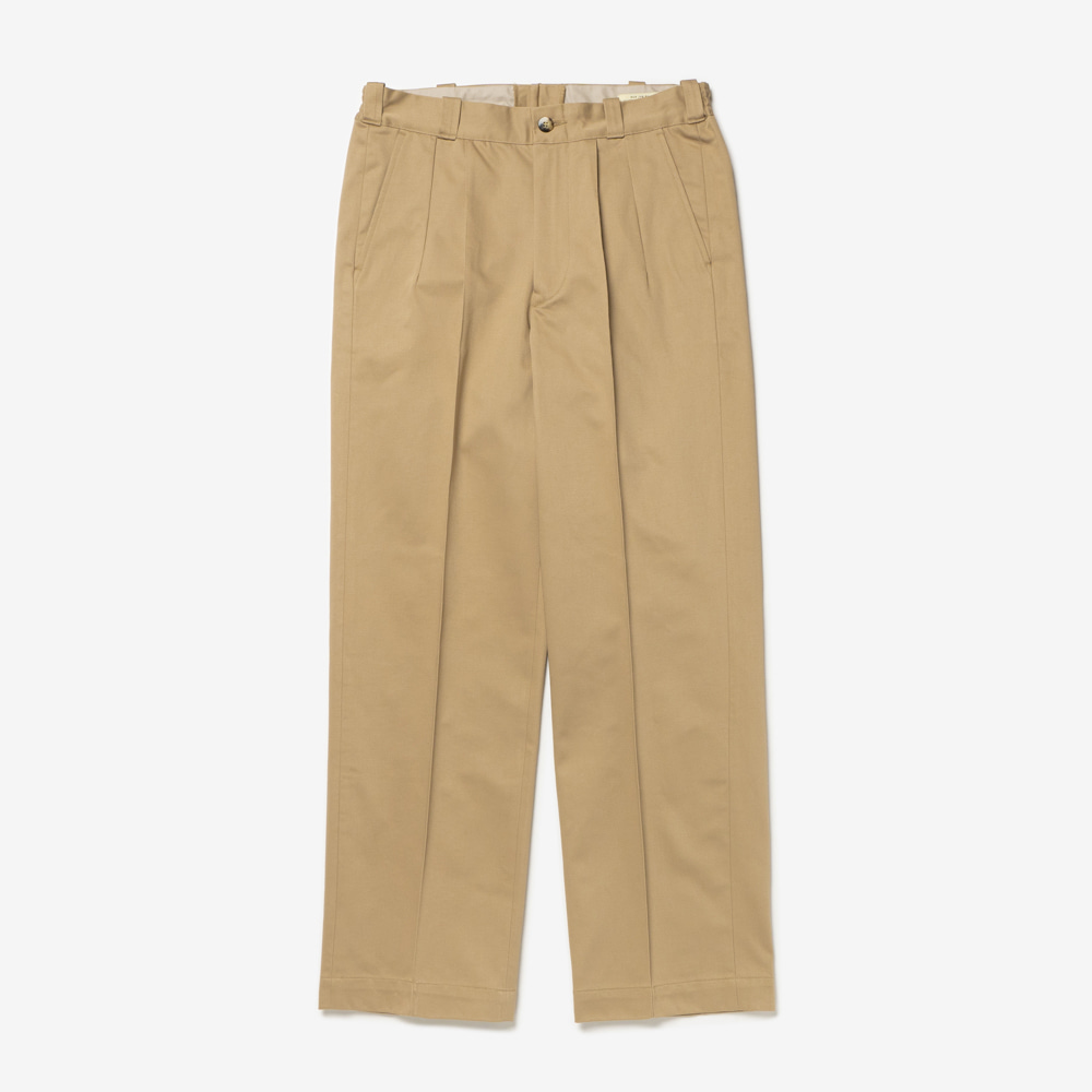OLD JOE - FRONT TUCK ARMY TROUSER (DUNE)