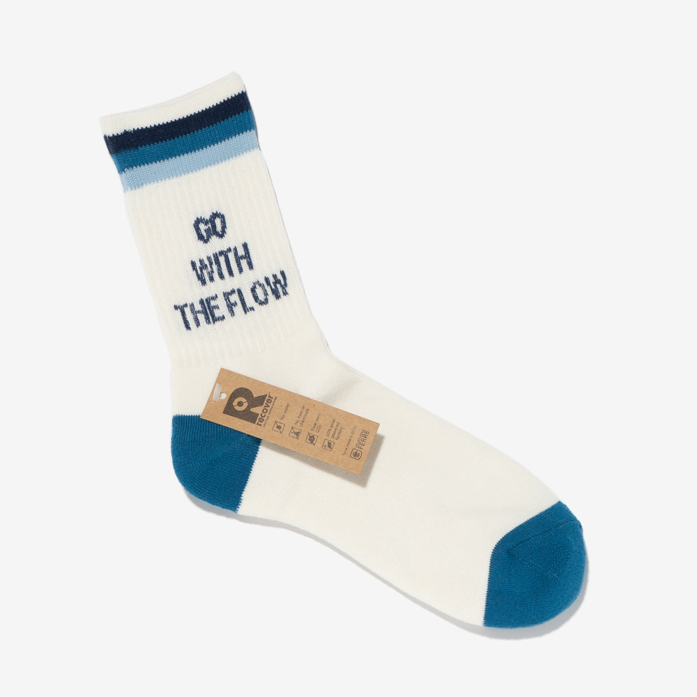 Anonymous Ism - Recover G.W.T.F  Socks (Off White)