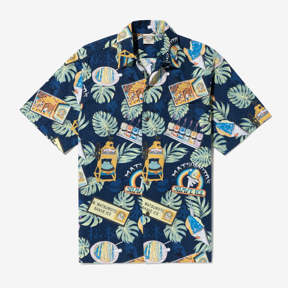 Go Barefoot - Aloha Shirts (Matsumoto, Navy)