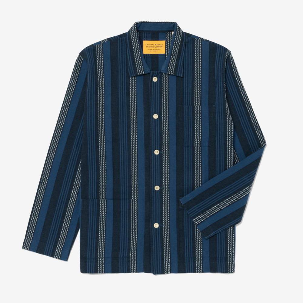 Original Madras Trading Company - Stout Shirt Jacket (Navy/Blue)