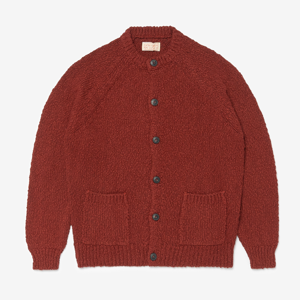 Casa Isaac - Vintage Cotton Cardigan (Indian Red)